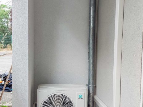 pose clim appartement copropriété