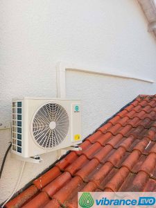 vue d'un groupe extérieur bi split