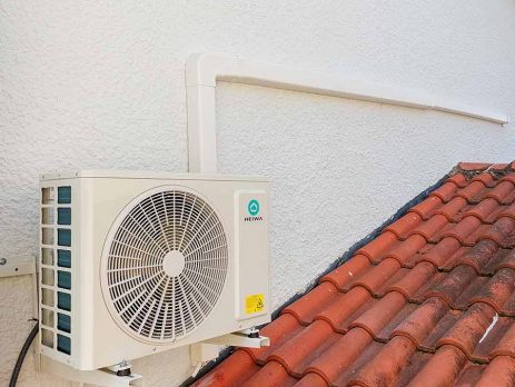 vue d'un groupe extérieur bi split